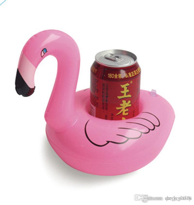 

Inflatable Flamingo Coasters Pool Flamingo Floating Bar Coasters Floatation Devices Drink Holder Flamingo Floats