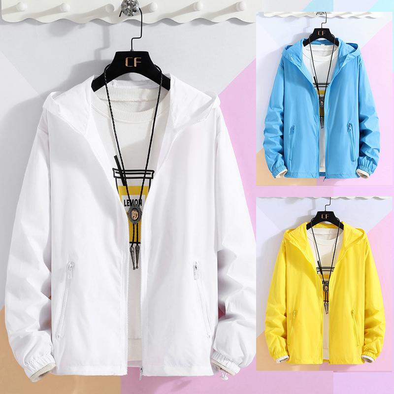 Men's thin jacket 2020 Ultra-Light Skin Jackets Men Coats Thin Spring Quick Dry Jacket Mens Windbreaker Outerwear Women Coats