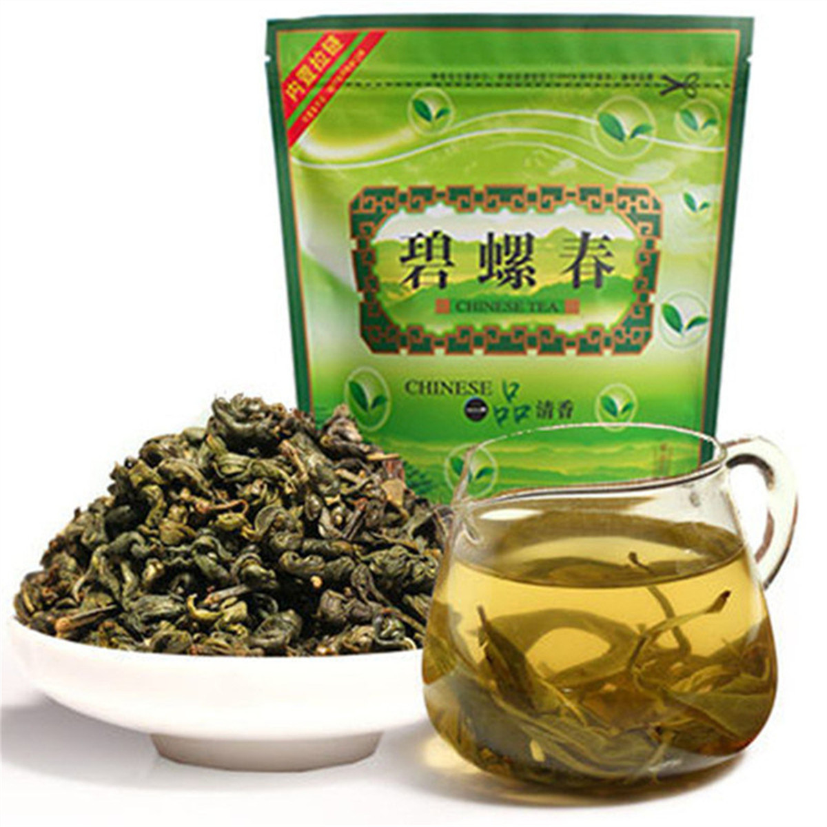 

250g Chinese Organic Green Tea Biluochun Kungfu Raw Tea High Grade New Spring Tea Healthy Green Food Promotion