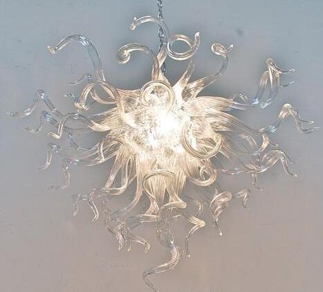 

French Chandeliers Clear Lamps Modern Pendant Light Trending Wholesale Hand Blown Glass Crystal Chandelier