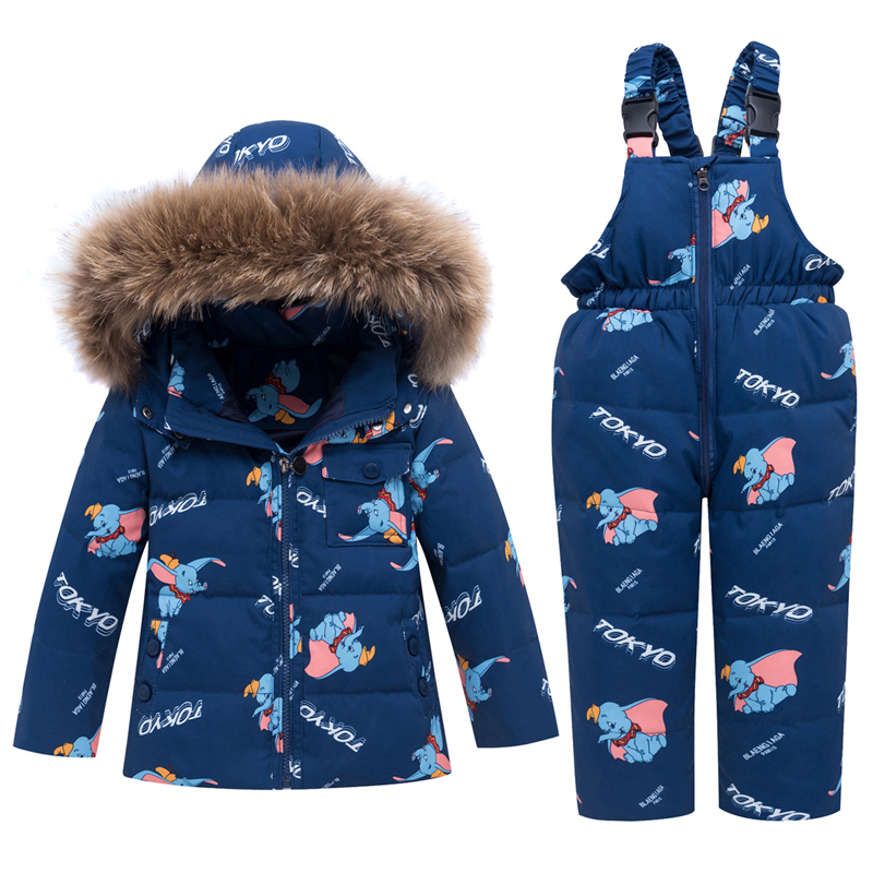 

Boy Down Coat Set Kids Boy Splice Fur Collar Hooded Jacket Kids Casual Clothes Infant Girl Winter Thicken Down Casual Braces Pants 06, Mixed color(remark or randomly )