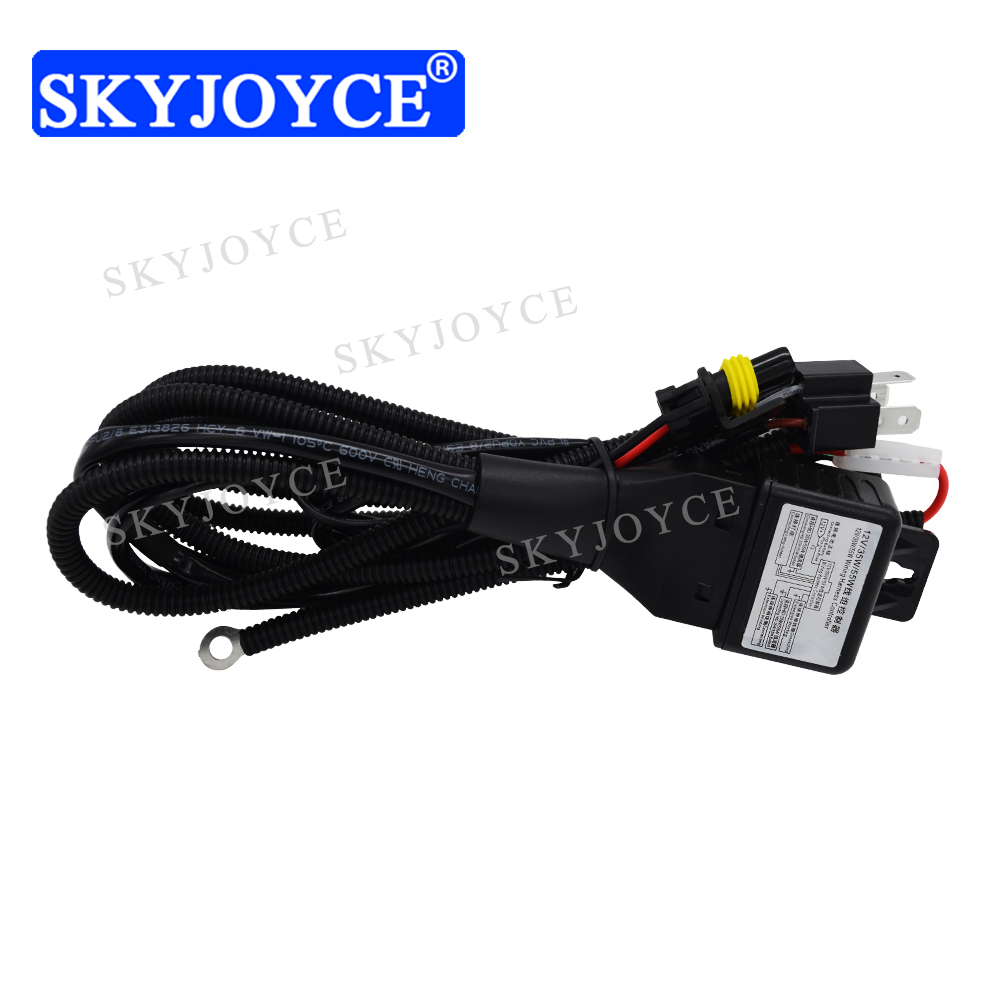 2Pcs H4 Enchufe Zócalo De Relé Arnés De Cableado Cable Para Hi//lo Hid Bi-Xenon Controlador