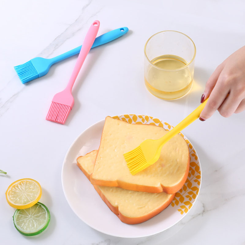 

50pcs/lot heat resistant non-stick silicone basting pastry oil brush for BBQ grilling, cooking and baking free shipping by DHL, Red