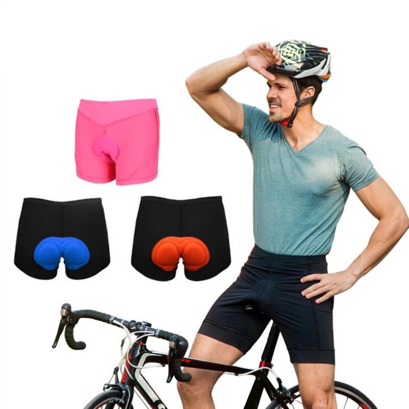 

Cycling Shorts Bicycle Outdoor Riding Sponge Silicone Cushion Moisture Wicking Quick-drying Absorption Breathable Underwear, Man silicone