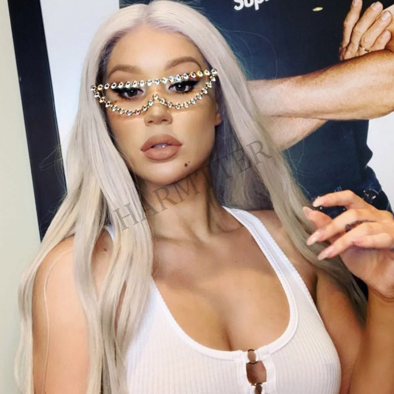 

Cat eyes Crystal Vintage Women Brand Designer Luxury Sunglasses Fashion Eyewear Gradient Lens UV400 Sexy Retro Sun Glasses