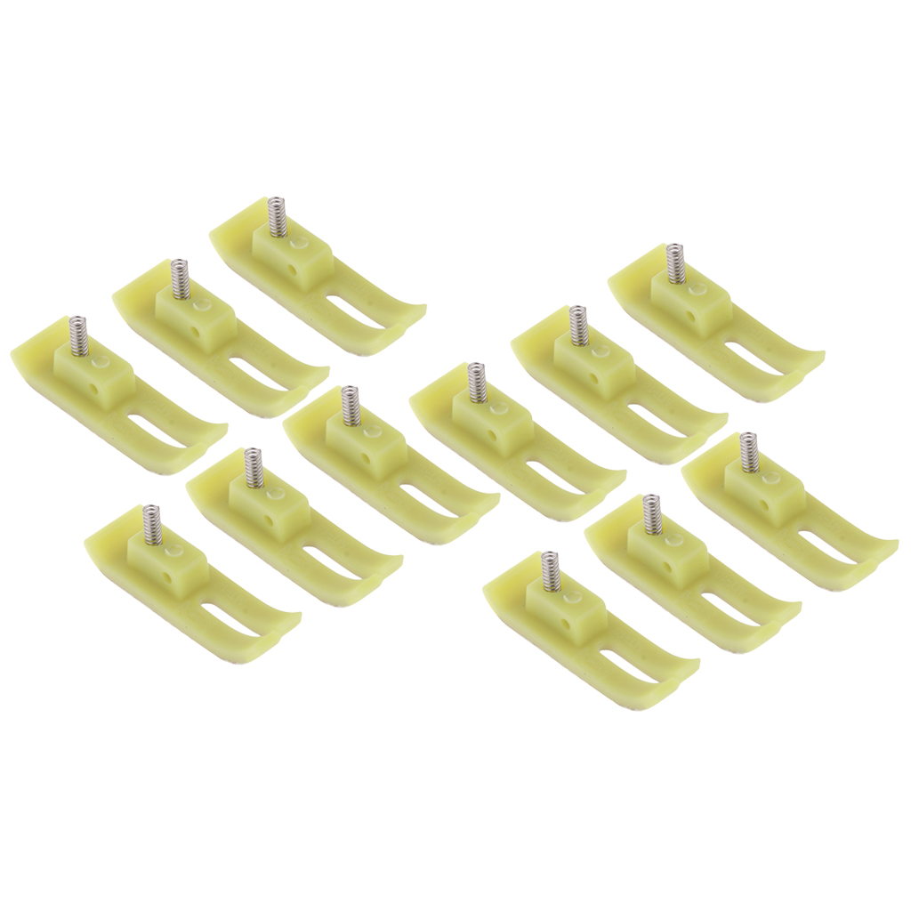 

pack of 200 plastic mt-18 non-stick presser foot industrial sewing machine, Black