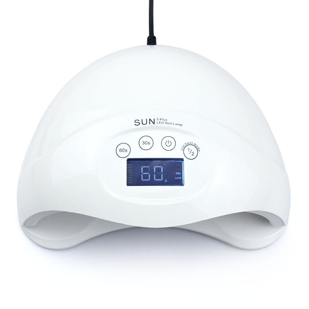 

2018 SUN5 plus Nail Dryer 48W Dual UV LED Lamp Nail For Nail Dryer Gel Polish Curing Light With Infrared Sensor LY191228, Sun5 pluss