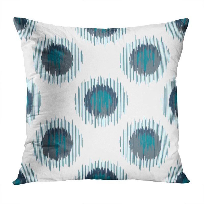 

White Throw Pillow Cushion Cover Polka Dot Design Soft Velvet Square Cushion Case Couch Cover Pillowcase For Sofa Chair Bedroom, Zwj016129