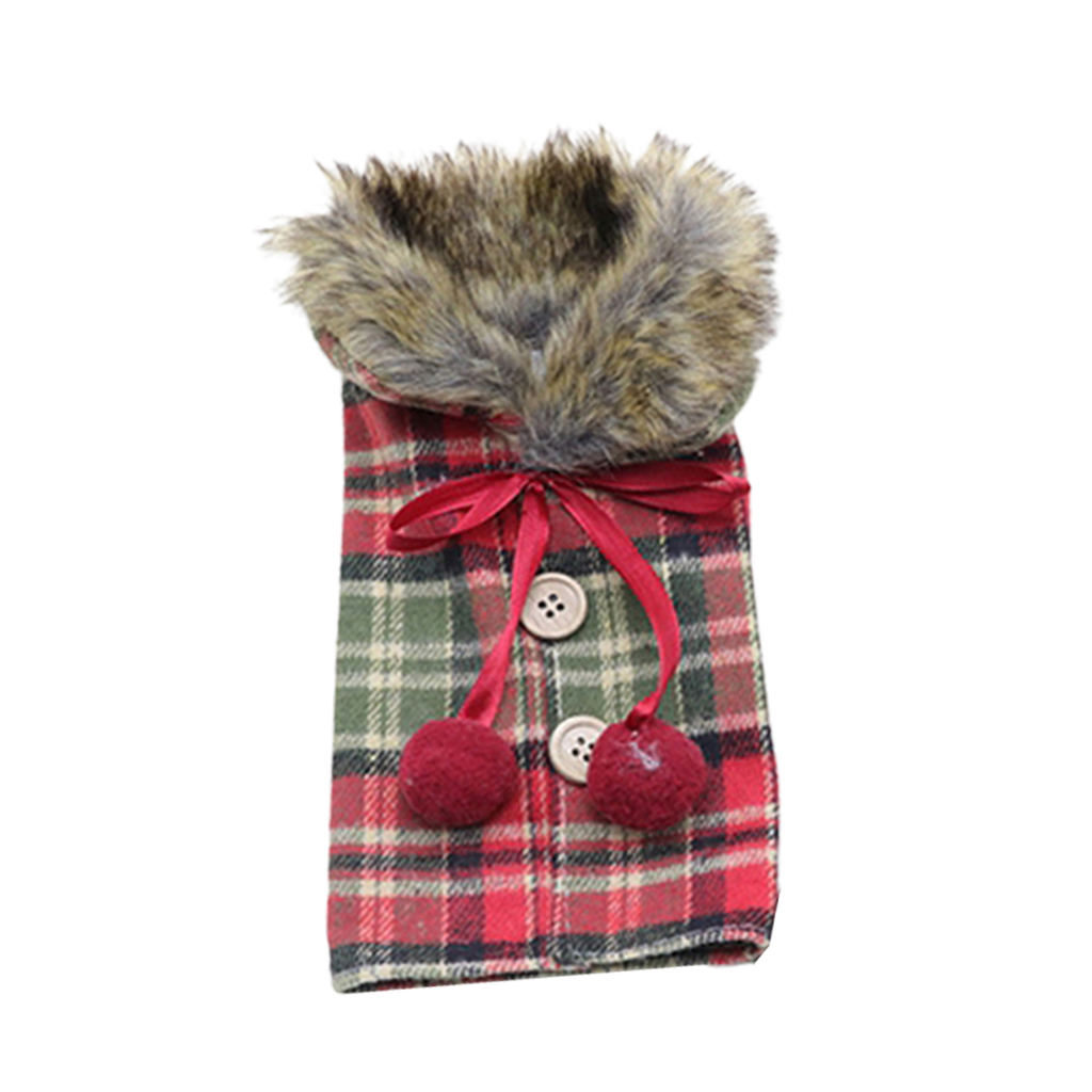 

wine bottle cover decoration coat design christmas festival table decor