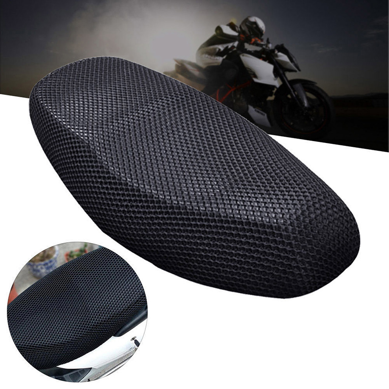 

XXXL 96x55cm 3D Motorcycle Electric Bike Net Seat Cover Cooling Protector Bike Accessories