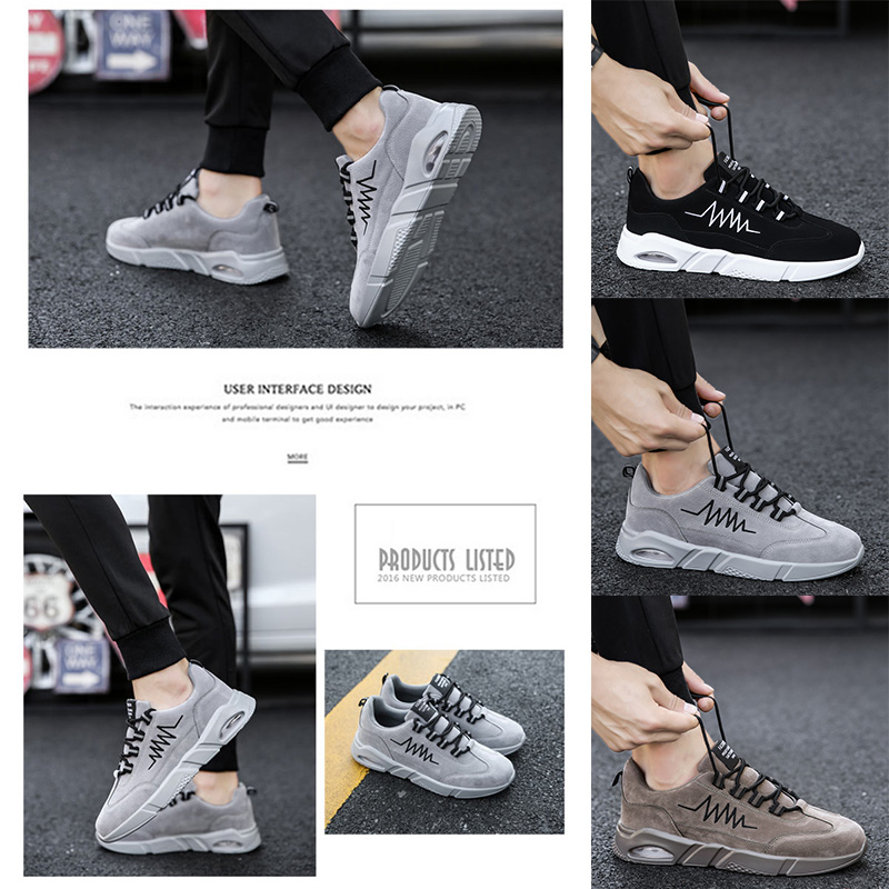 

2019 cheap cushion casual shoes men women outdoors trainers triple balck white grey brown classic comfortable style sport designer sneakers, A2