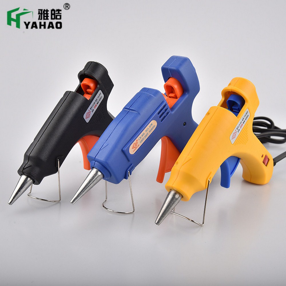 

Hot Melt Glue Gun 40W/60W/80W/100W/120W with 5/10 Glue Stick and EU Adapter High Power Heating Bonding Tool Hot Gun