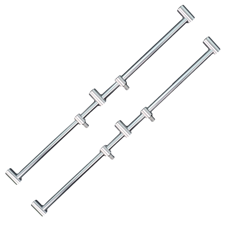 

Hirisi 2Pcs Carp Fishing Buzz Bars For 3 Fishing Rods Length 40Cm Rod Bracket