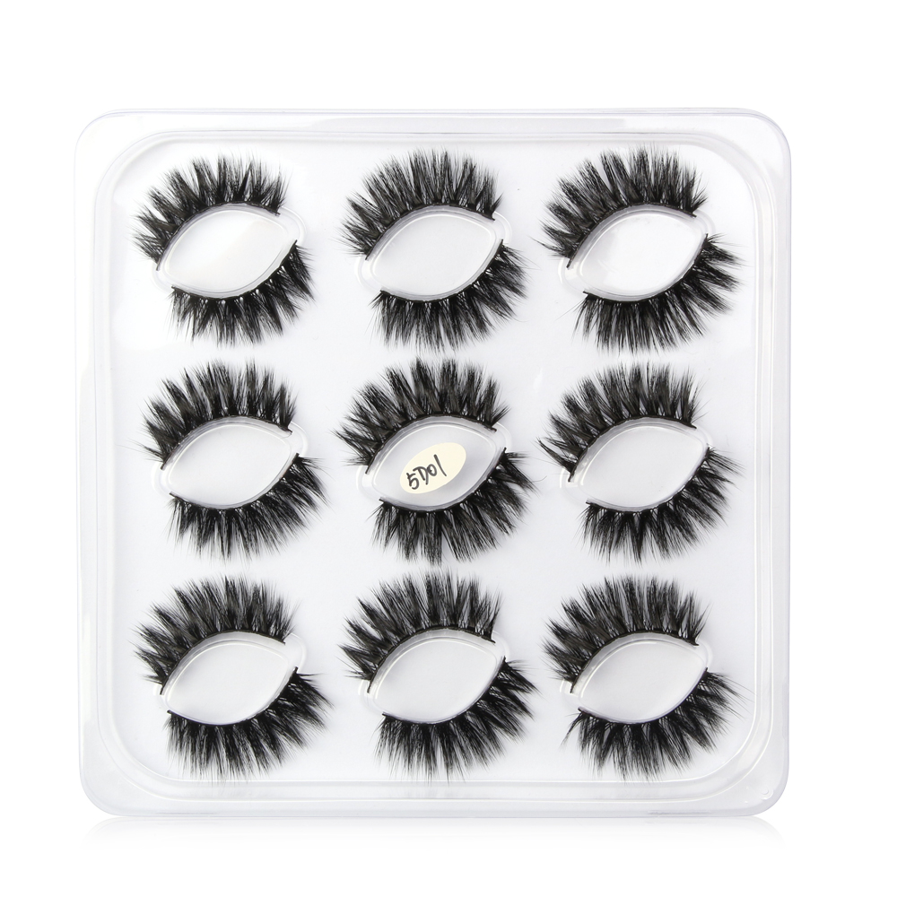 

9 pairs of 5D imitation bristles false eyelashes