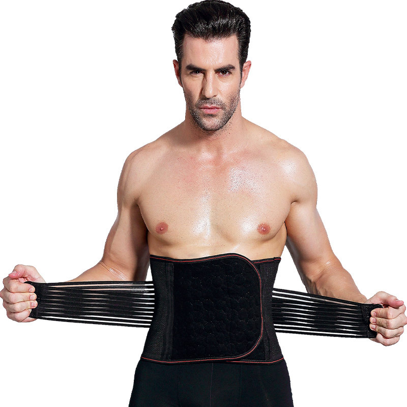 

Premium Waist Trimmer Belt Upgraded Weight Loss Belt Stomach Fat Burner Wrap Adjustable Breathable Corset Waist Trainer