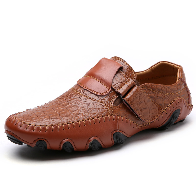 

Luxury Casual Shoes Men Loafers Genuine Leather Flat Slip on High Quality Designer Shoes Men Moccasins Sneaker Footwear Male, 8892 - 12