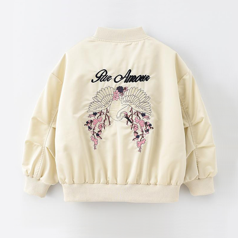 

2020 New Arrival Hot Sale Girls Outerwear Children Spring And Autumn Big Coat Cotton Animal Short Turtleneck Unisex Kids Jacket, See chart