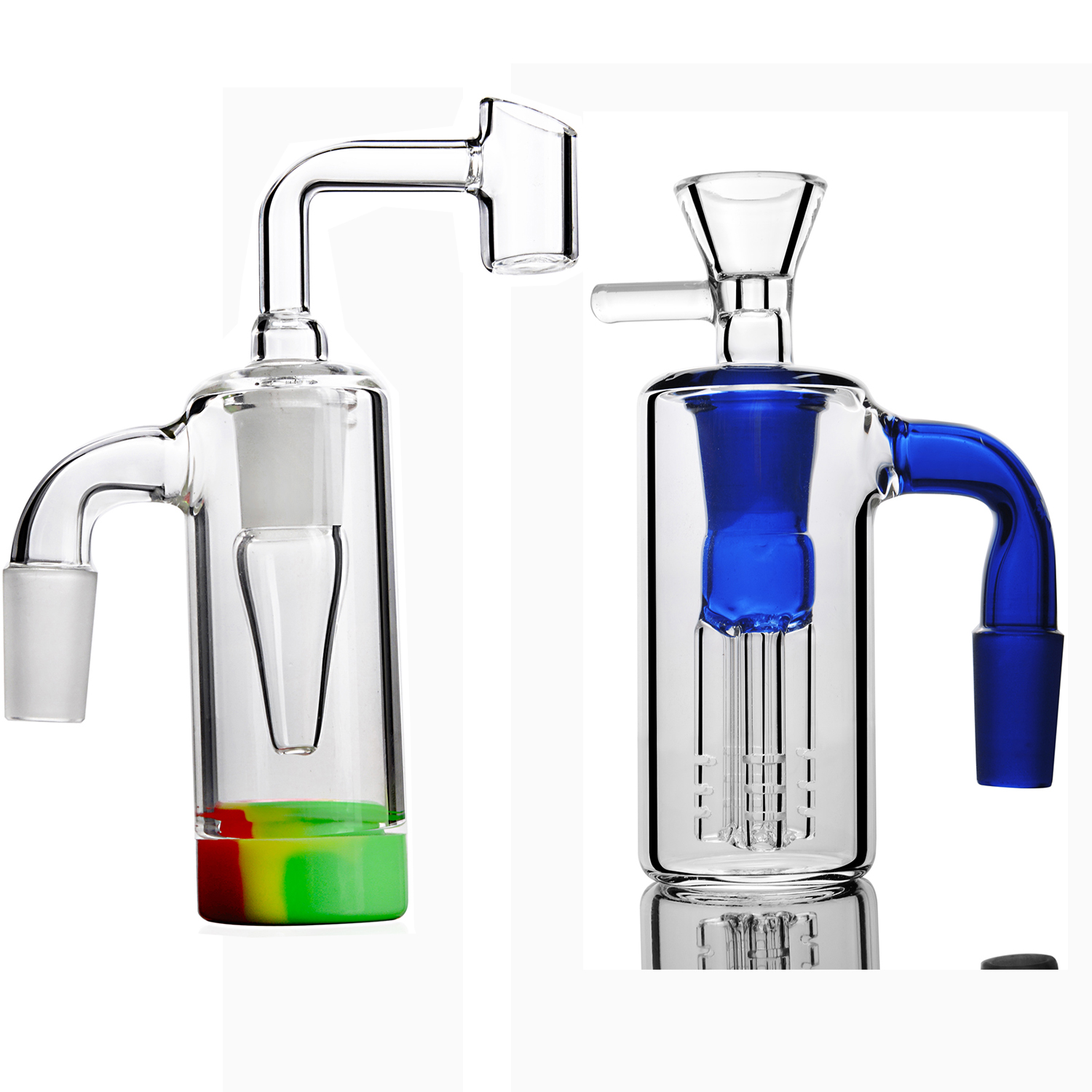 

Straight 90 degree bong ash RECLAIM CATCHER ADAPTER 18mm 14mm male female for water Glass bongs pipes silicone contain bowl free shipping