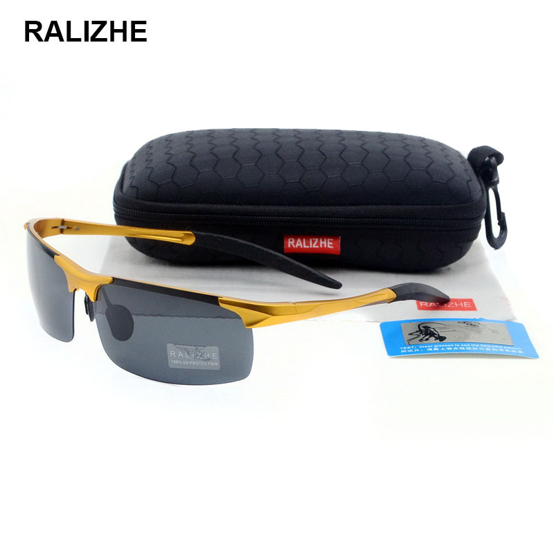 

Mens Aluminum Magnesium Aviation Alloy HD TAC Polarized Sunglasses For Male Sport Retro Rectangle Goggle Sun Glasses Shooting Driver Fishing, White;black