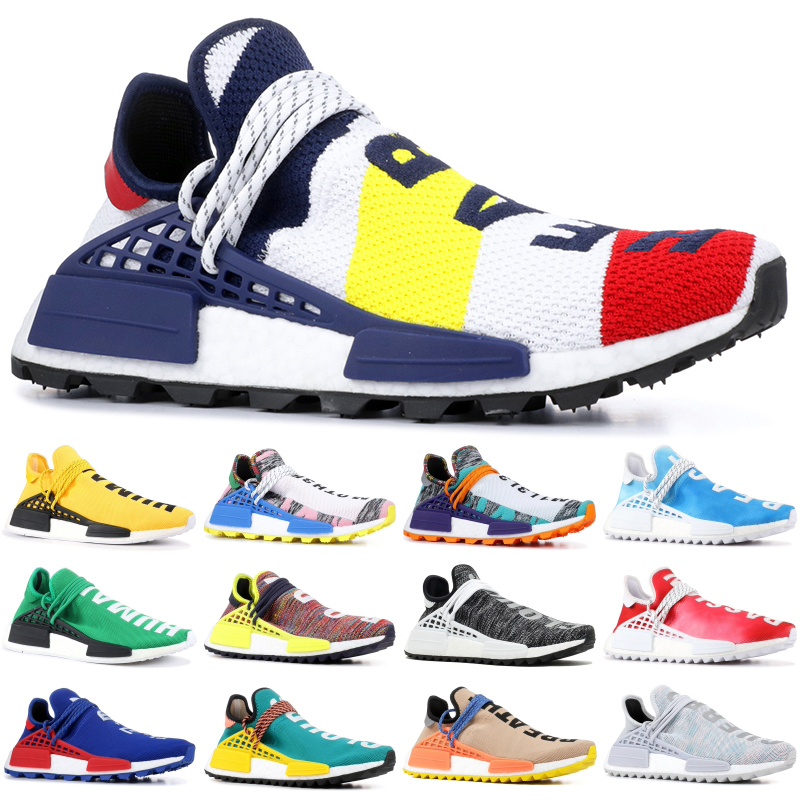 

Pharrell Williams Humen Race BBC Multi Color Peace NMD Men Running Shoes Yellow Red Solar Pack Mother Women stylist Snesaker 36-47, #9 nobel ink