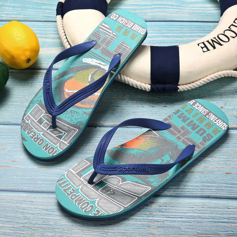 

Graffiti Men's Flip Flops Shower Slippers for Men Casual Cheap Fashion Flip Flops New Bathroom Slipper Chinelos Homens