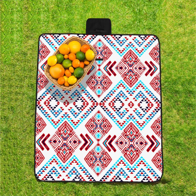 

3D Outdoor Waterproof Beach Mat Portable Picnic Beach Blanket Outdoor Camping Tent Bedding Folding-Cover Ground Mat Mattress