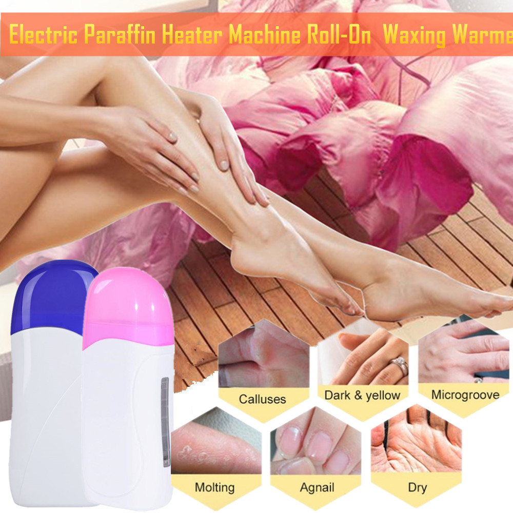 

New Mini Portable Electric Depilatory Wax Heater Wax Warmer Machine Roll-On Hair Removal SPA Hands Feet Paraffin Heater Epilator