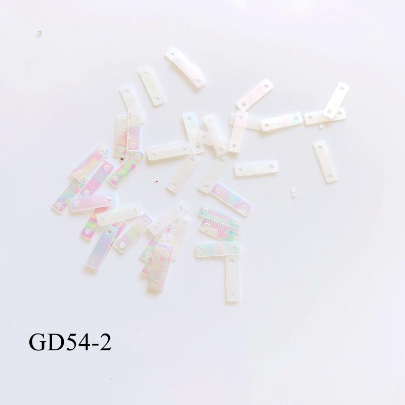 

20g/bag Nail Art 2.5*9MM Rectangle Glitter Pieces Nail Art Decoration GD54