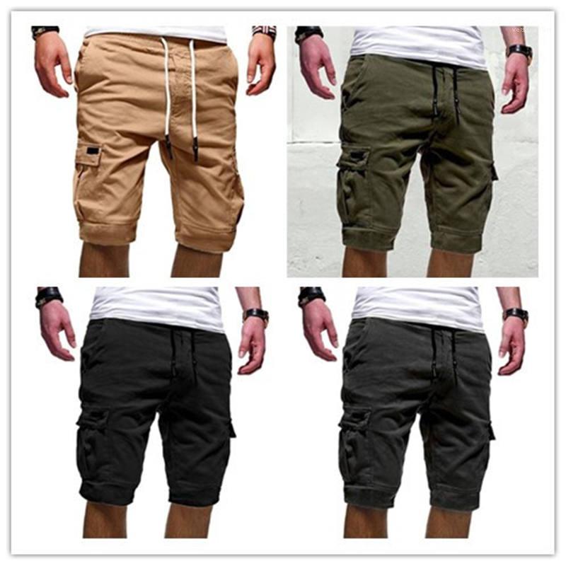 

Fifth Mens Pants Summer Solid Color Sports Shorts Pants Teenager Loose Trousers Loose Drawstring