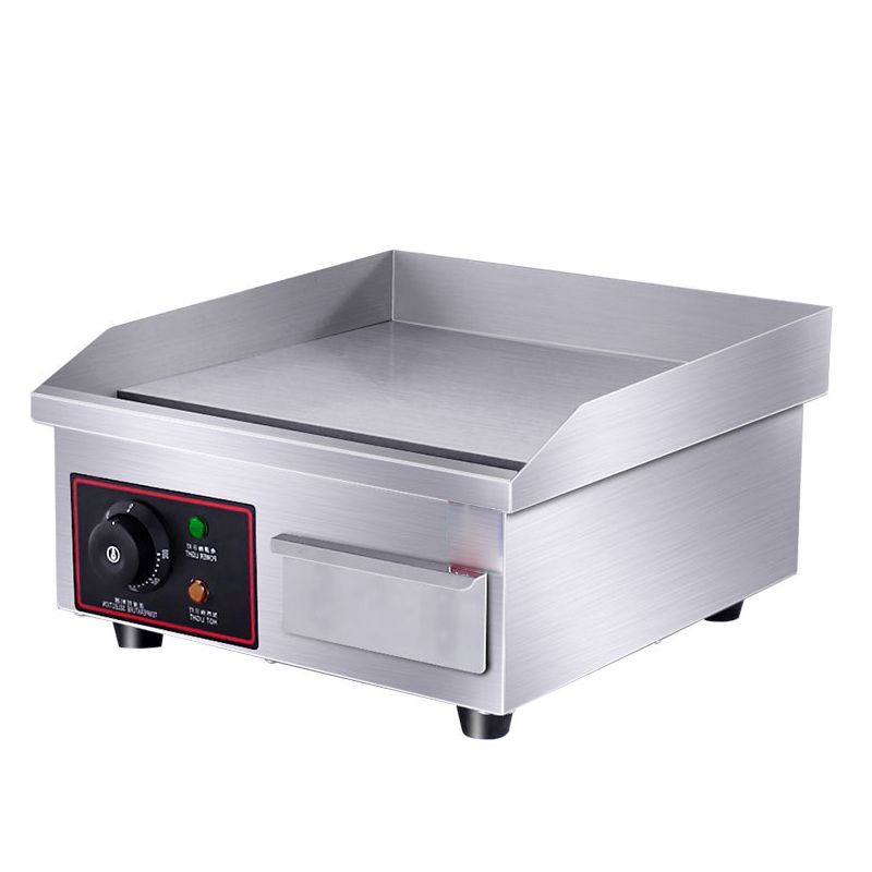

electric stainless steel 304 flat pan griddle machine 110v/220v commercial japanese teppanyaki grill electric dorayaki machine