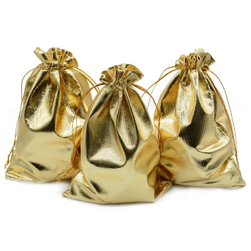 

Pack of 100 5inx 7in Heavy Duty Drawstring Organza Jewelry Pouches Wedding Party Christmas Favor Gift Candy Chocolate Bags (5inx