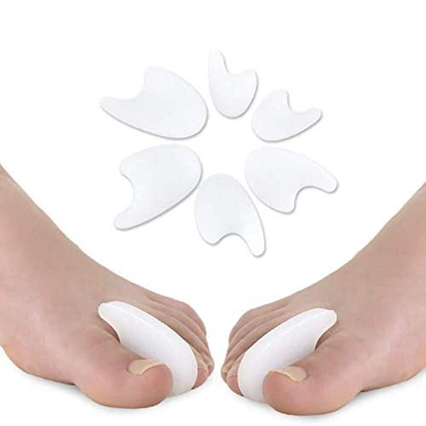 

Gel Toe Spacer, Silicone Spreader, Relieves Bunion Corn, Callus Pain Straighteners Align Toes and Prevent for Overlapping, Hallux Valgus