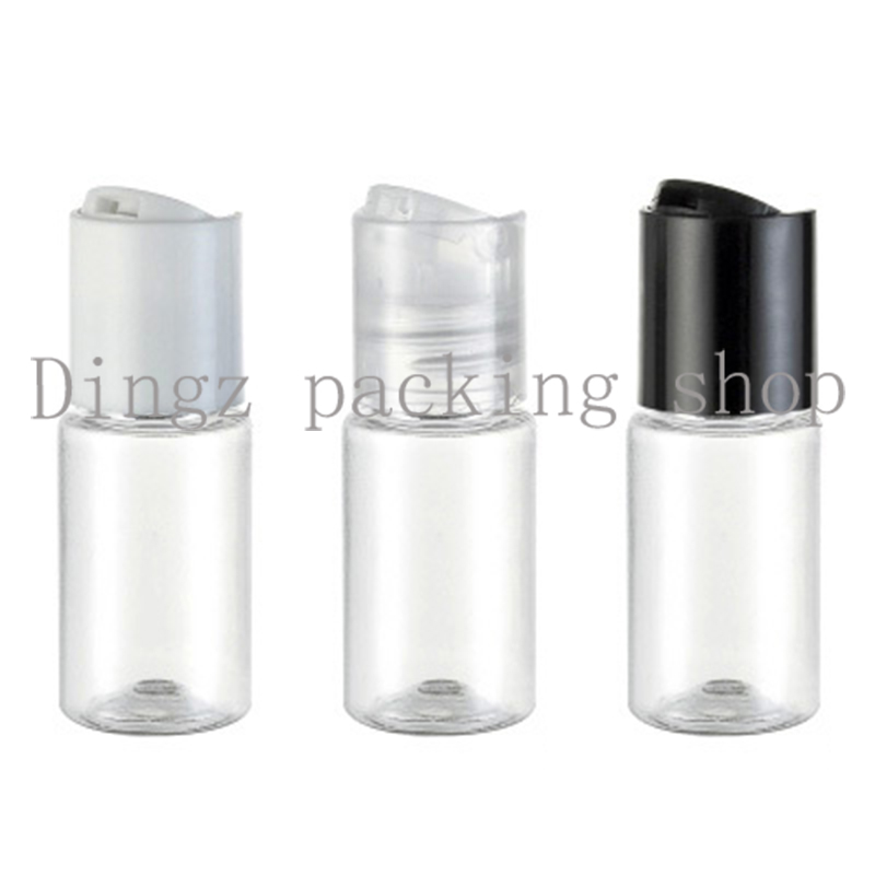 

100pcs 10ml transparent small travel hotel empty PET plastic sample bottle ,Mini oil plastic vial shampoo lotion container
