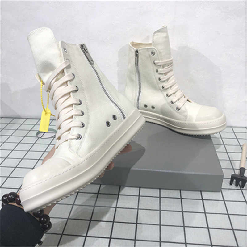 

2020 Hot Men Shoes Fashion Breathable Sneakers Men Spring Autumn Footwear High Top Canvas Casual Shoes Men 9#25/20D50, Beige