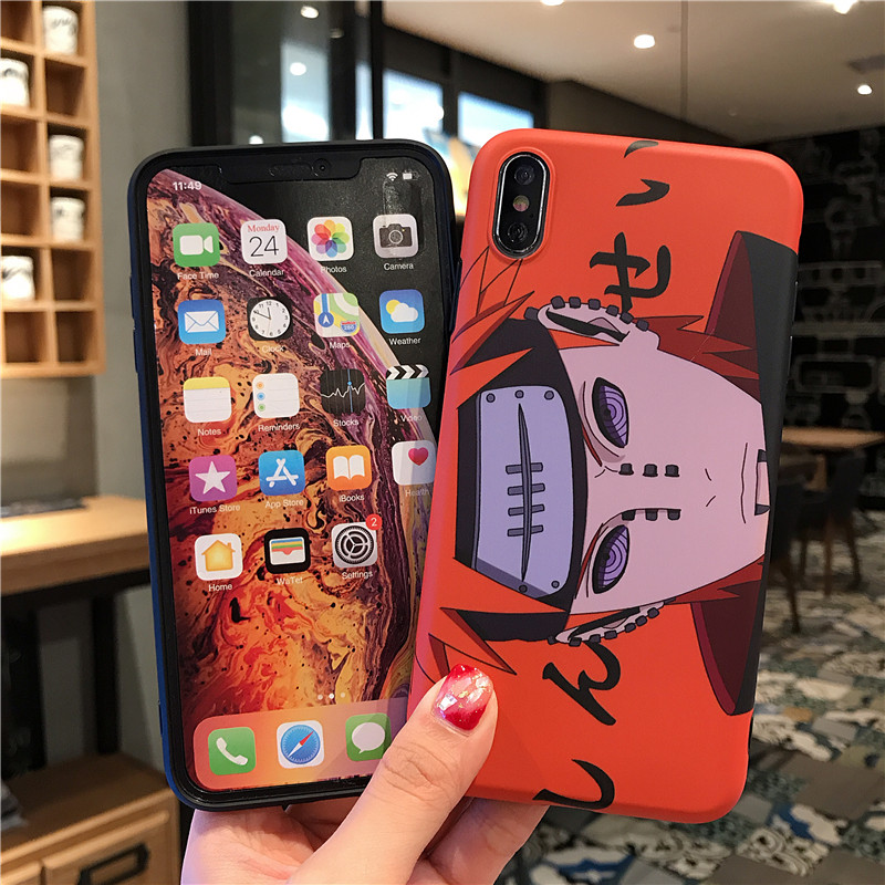 

Kurama Pain Case For iphone 11 pro 6 6s 7 8 plus X XR XS Max funda phone cases New Japan Anime Naruto soft TPU back cover Coque