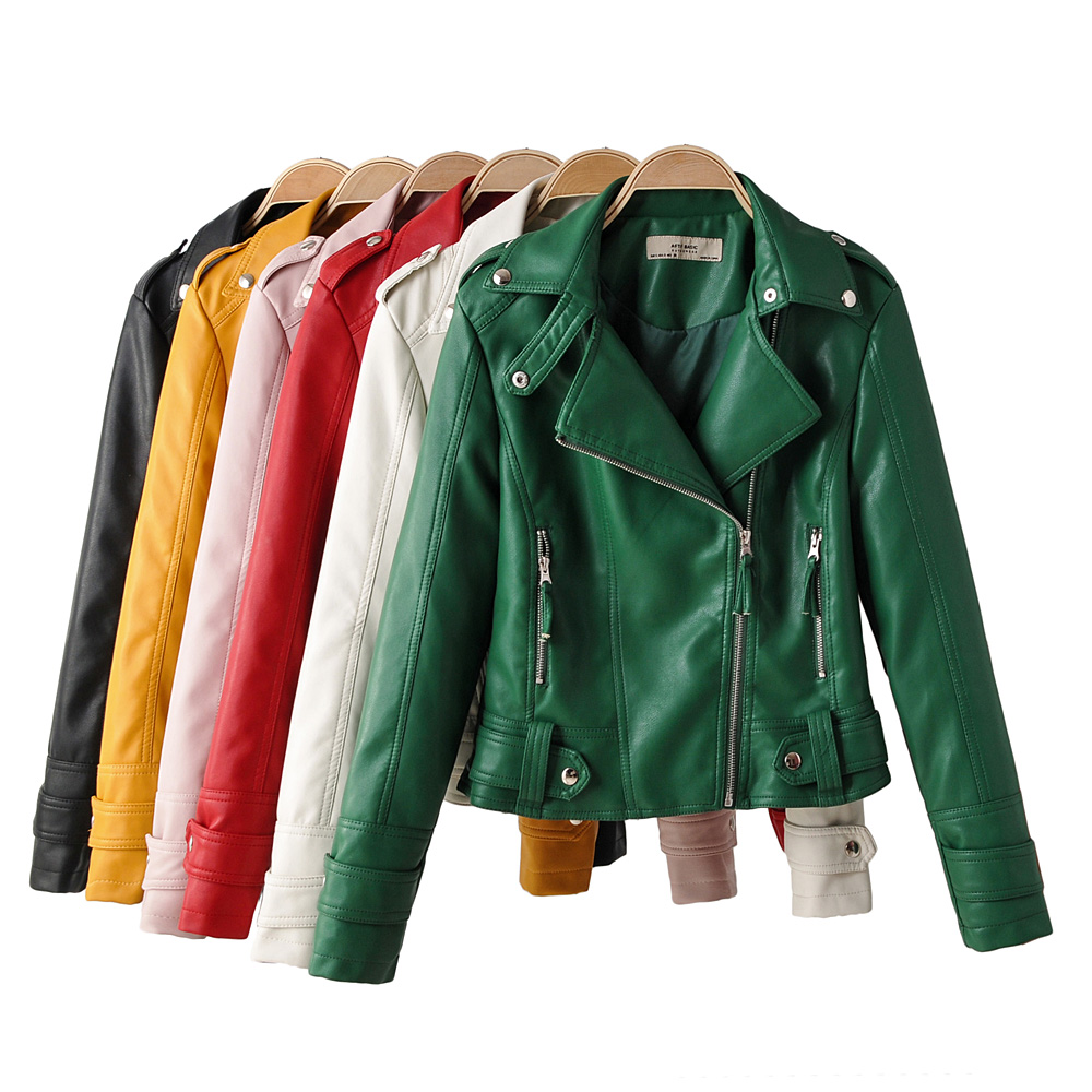 green biker jacket