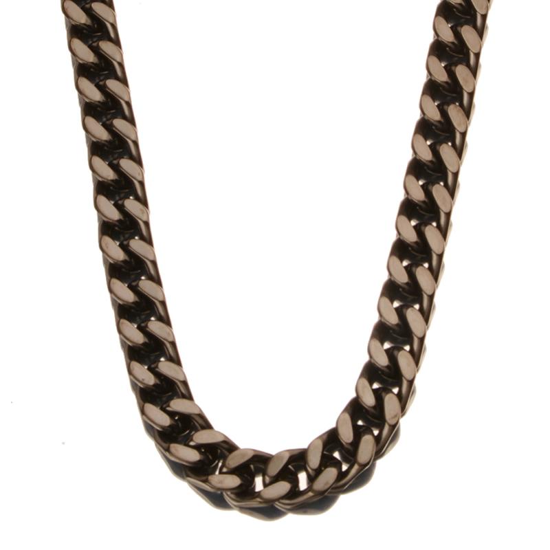 6//8//10mm Fashion Stainless Steel Cuban Curb Link Chain Men Necklace 7-40