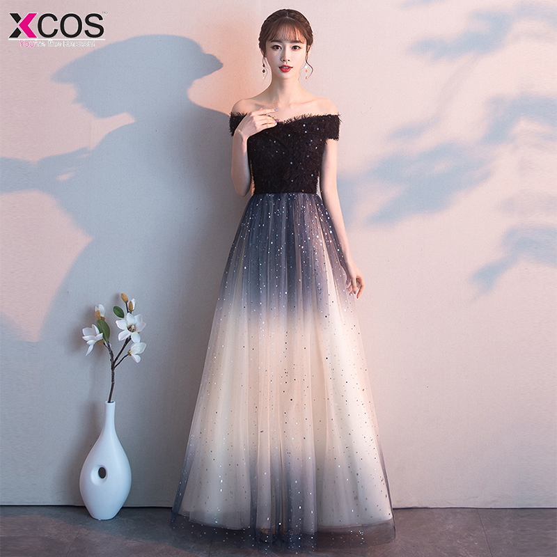 

2019 Black Prom Dresses Long A-line Sleeveless Off-Shoulder Sweetheart New Party Gowns For Wedding Guest Elegant Sexy Gala Jurk