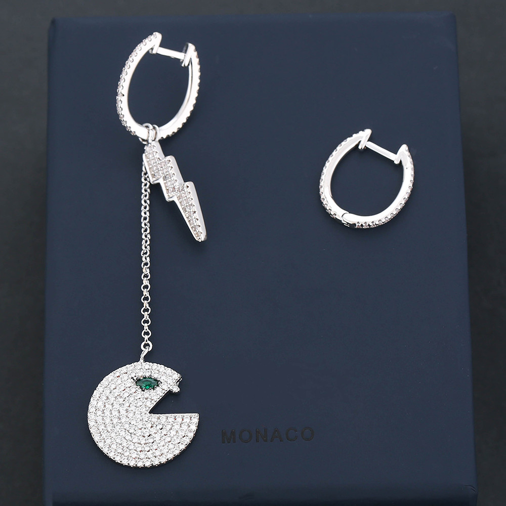 

wholesales jewelry long earrings for women jewelry crystal earring studs with Full Shiny Cubiz Zircon female earring