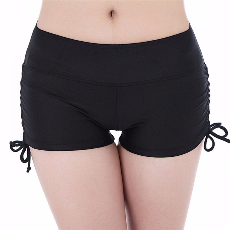 

ICOSTUMES Women Dance Shorts Quick Dry Breathable Fitness Drawstring Lycra Ballet Shorts, Color as item