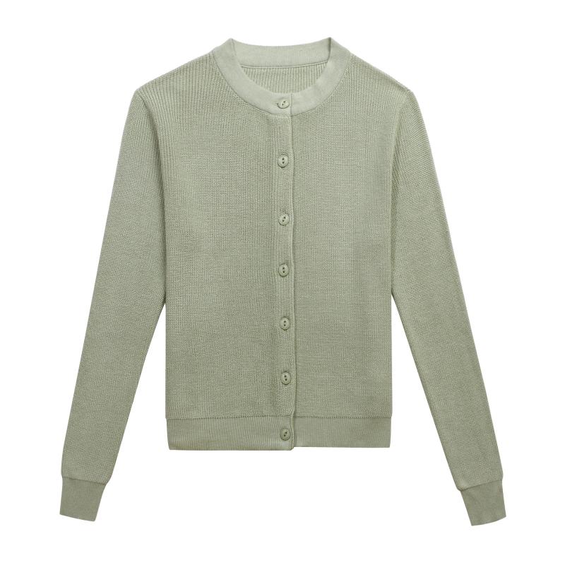 

Female Cardigan Green Korean Knitted Cardigan Button Up Top Loose Long Sleeve Spring Kardigan 202001003 Pph537, Black