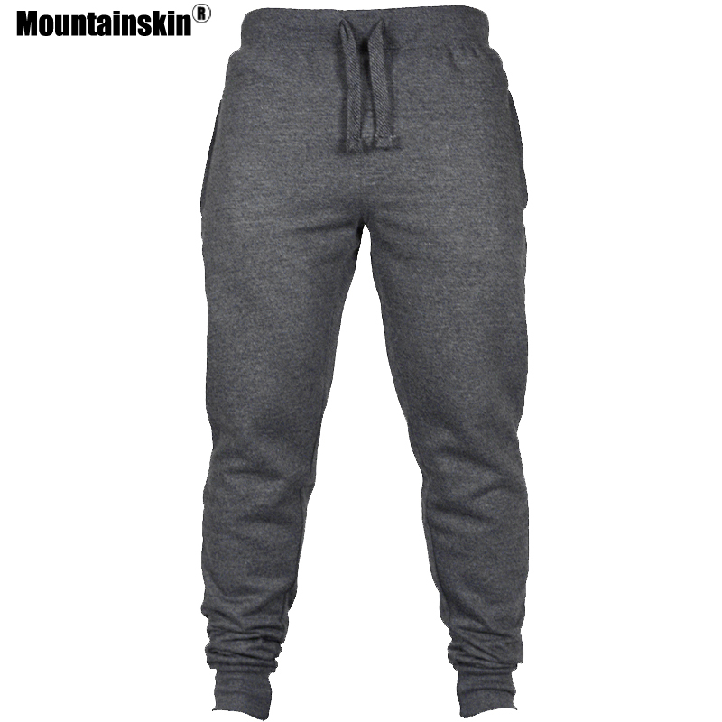 

Mountainskin Men' Sweatpants Fitness Jogger Pants Bodybuilding Gyms Pant Male Hip Hop Workout Long Trousers Sportswear SA610, Black