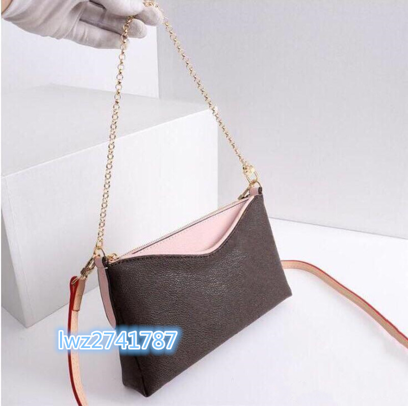 

Newest fashion classic serial number inside Real Leather Women Shoulder Bag Purse Handbag Clutchbag with dustbag with removable strap, Red