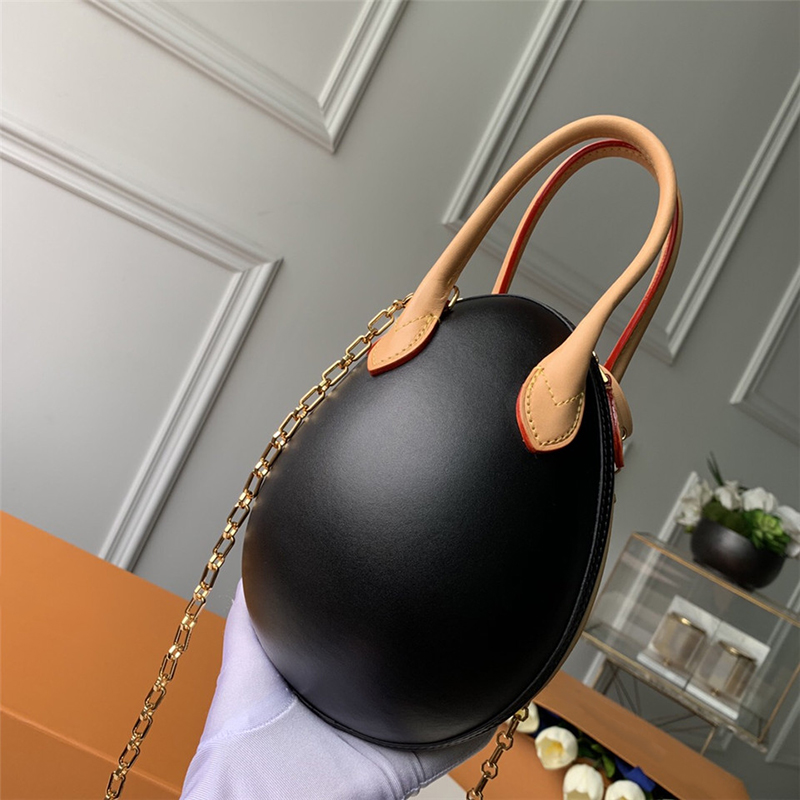 

EGG New Designer Handbags Shoulder Bags Woman's Chain bag Genuine Leather Lady Messenger Bag Luxury Egg Purse New with box size 20cm