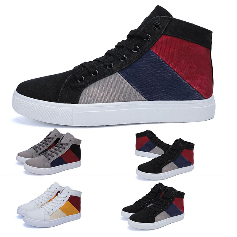 

canvas sneakers designer shoes fashion men women triple black white red blue fashion skate casual shoes 3944, A1