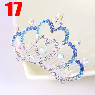 

2020 Children Hair Tiaras Kids Fashion Hair Accessories Girls Blingbling Birthday Gifts New Wholesale Child Hair Accessorie Hot Selling, Color1