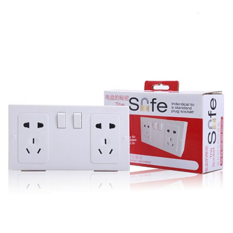 

Secret Storage Boxes Treasure Safe Socket Shape Boxes Door Fun Game Real Life Supply for Escape Room, Other