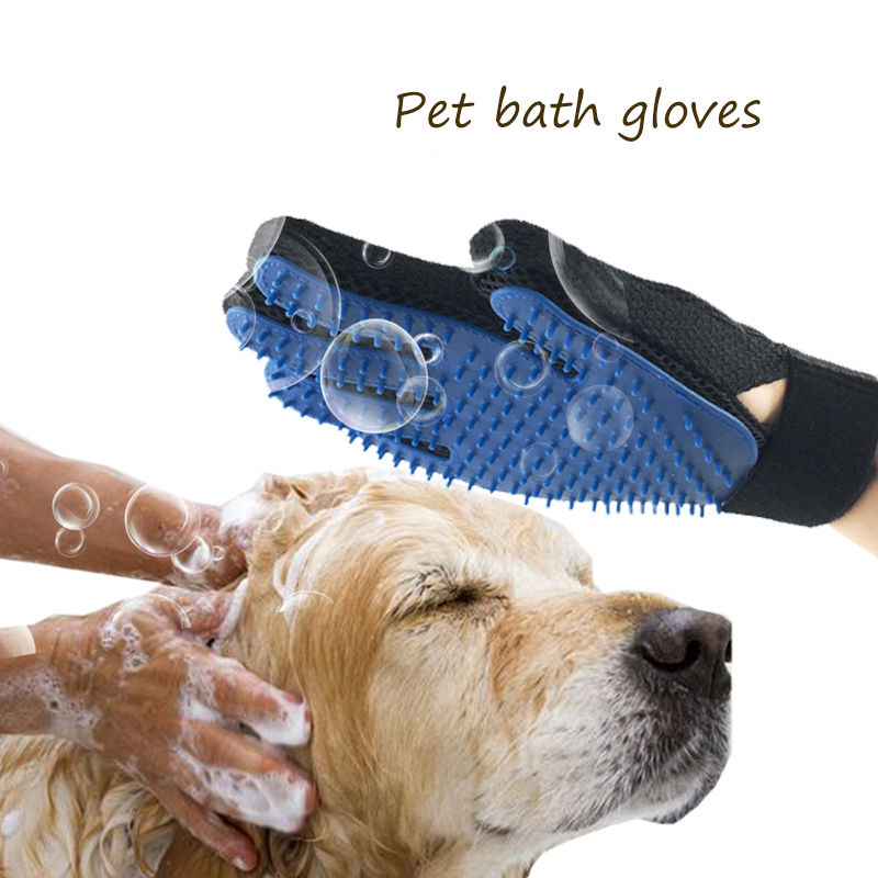 Pet Dog Cleaning Gloves Cat Dogs Bathing Massage Gloves Beauty Shower