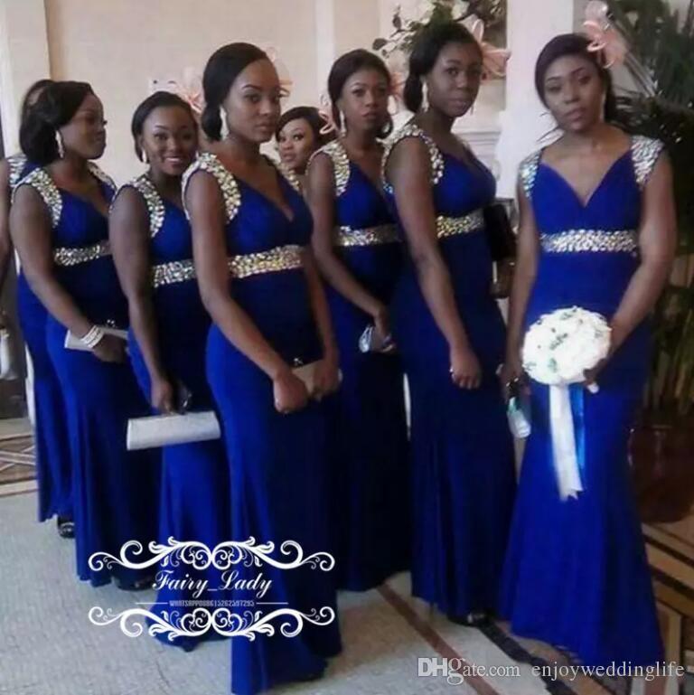 royal blue african bridesmaid dresses