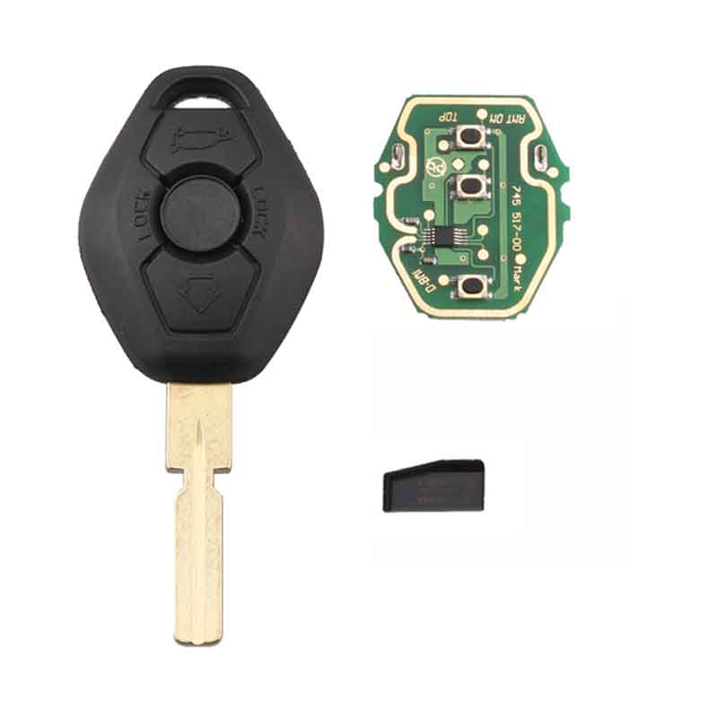 Buttons 433Mhz ID44 chip HU58 Blade Remote Key for BMW 318 325 330 525 530 540 E38 E39 E46 EWS M5 X3 X5 Car Key-image-456193388